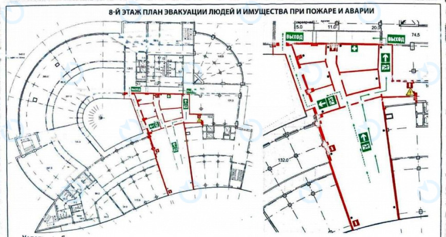 Аренда офиса 352 м.кв 8 этаж Волна - фото 20