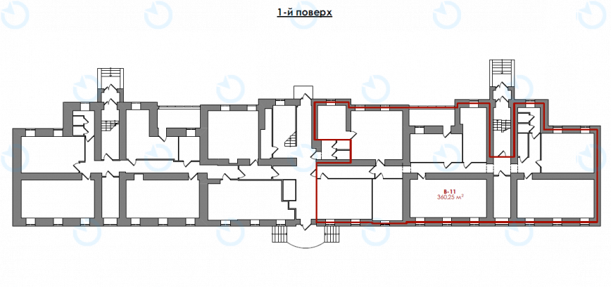 Аренда офиса 360 м.кв 1 этаж Форум Б7 - фото 10