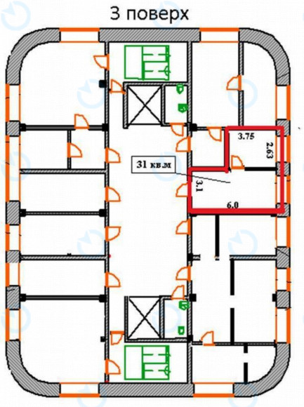 Оренда офісу 31 м.кв 3 поверх Ферммаш - фото 4