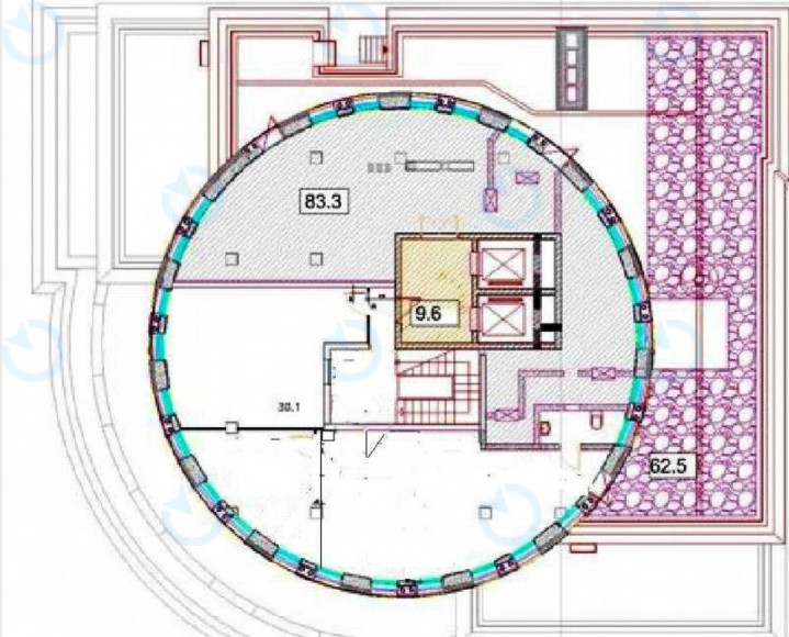 Оренда офісу 106 м.кв 10 поверх Капітал - фото 9