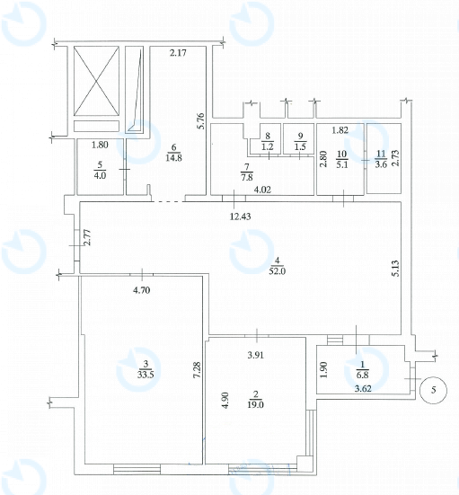 Продажа офиса 149 м.кв 2 этаж Срибнокильская, 3-б - фото 12