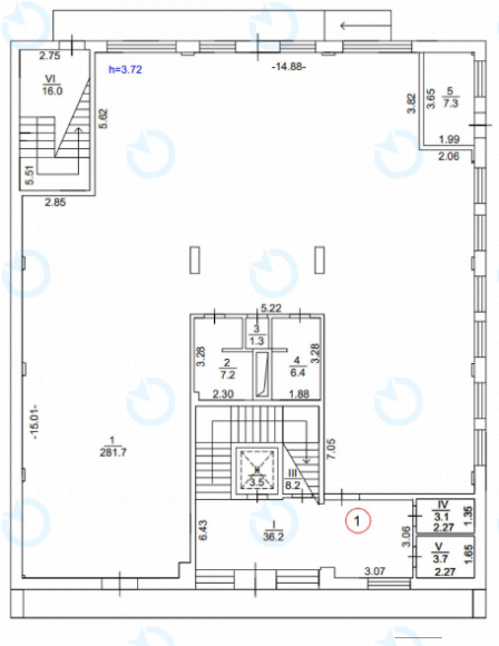 Продажа офиса 2520 м.кв 1-6 этаж Pixel Hub - фото 19