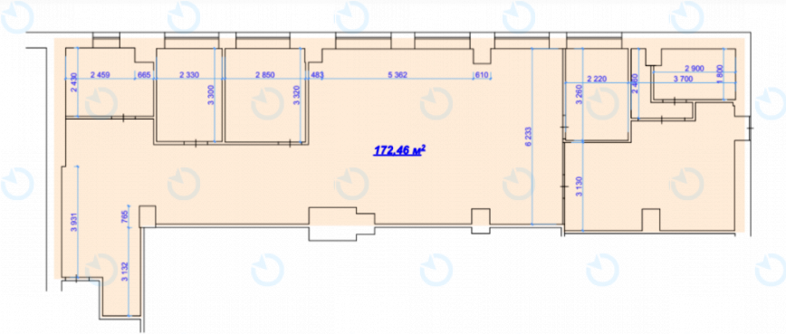 Оренда офісу 172 м.кв 2 поверх Horizon Park - фото 9