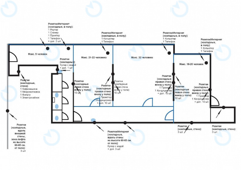 Аренда офиса 181 м.кв 4 этаж ЖК Hoffman Haus - фото 19